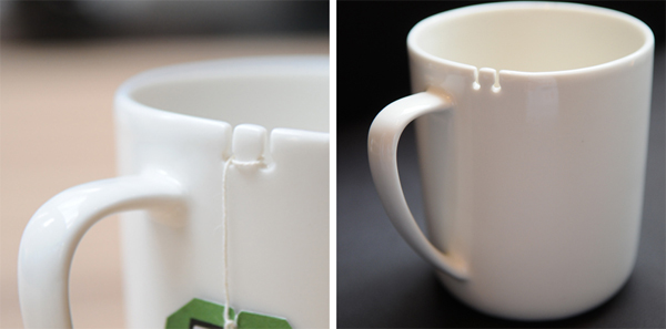 Tea Tie Cup Keeps Your Teabag Securely in Place