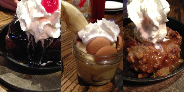 desserts from 3 Stacks Frisco