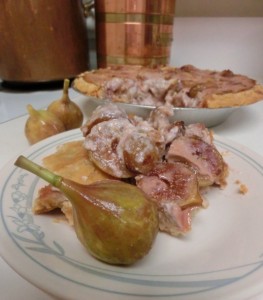 Raspberry Fig Tart - Plated
