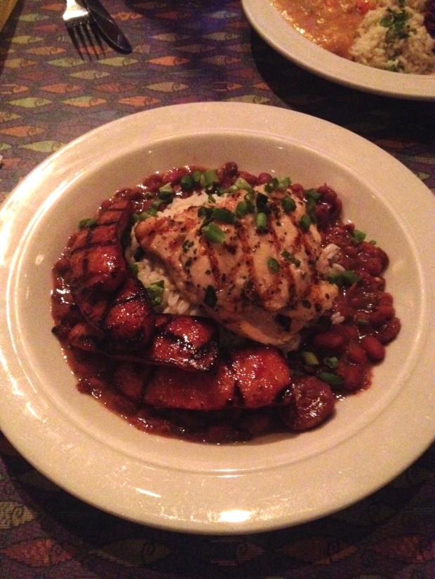 chicken breast platter at FCG via dallasfoodnerd.com