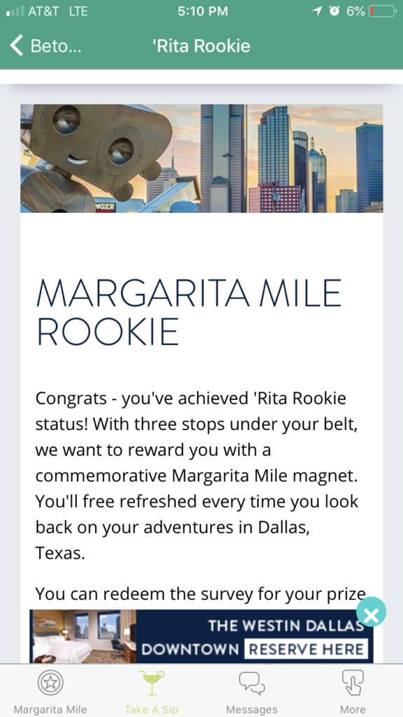 Dallas-Margarita-Mile